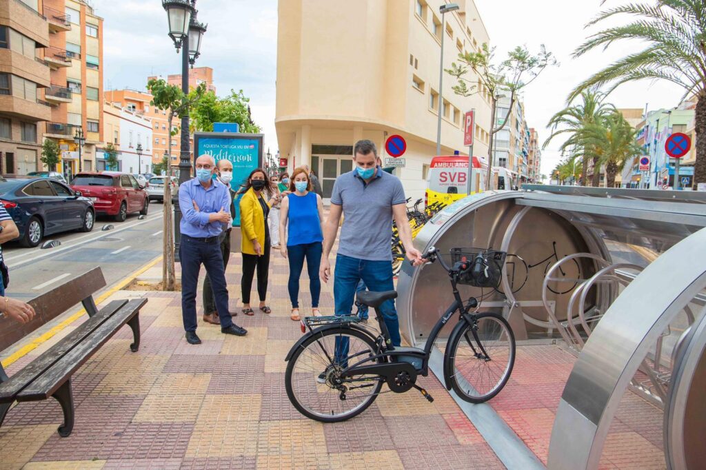 Up2access Cullera aparcamiento bicicleta