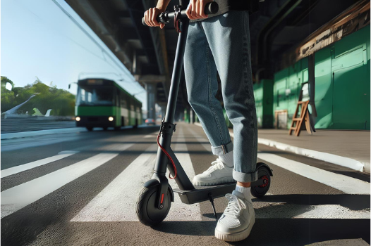 Patinete en carretera