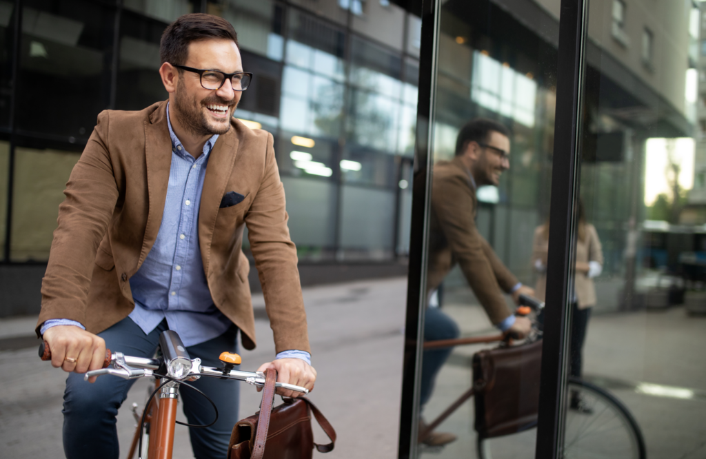 En bici al trabajo